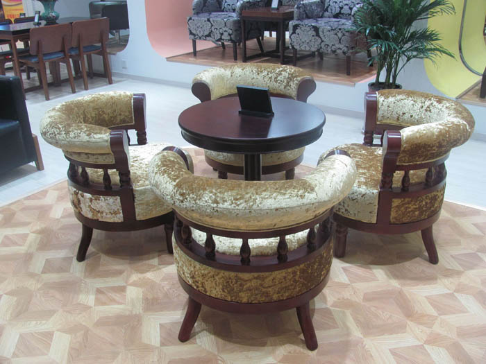 YQ-53圈椅--J24圆茶几 餐桌;餐椅;休闲椅;吧凳; 青岛盛苑家具有限公司