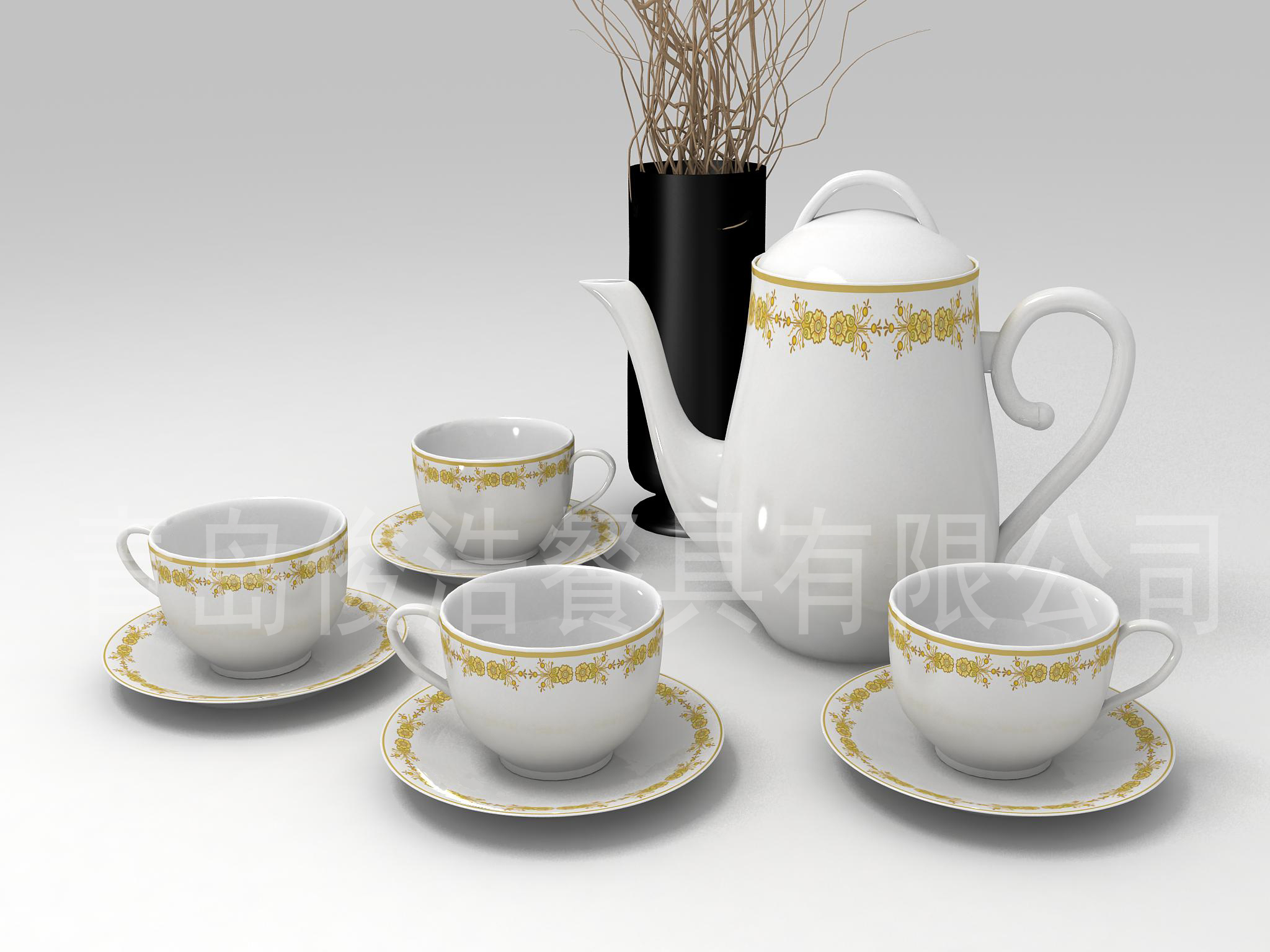 3 家用餐具;酒店餐具;家用茶具;精美礼品;咖啡杯;厨房陶瓷用具; 青岛佳艺陶瓷有限公司