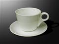 30- new shape round handle cup small dish.jpg 餐具; Qingdao Junhao Co.,LTD