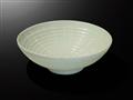 139- inside and outside has grain big surface bowl .jpg 餐具; Qingdao Junhao Co.,LTD