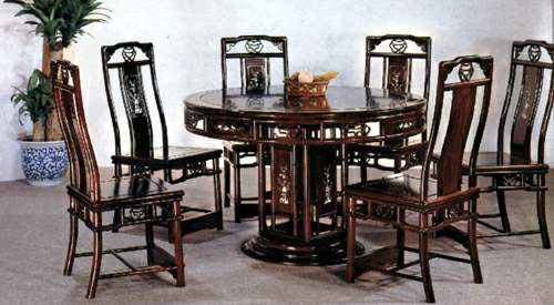 餐厅系列 红木家具; 青岛平度市源森红木家具有限公司