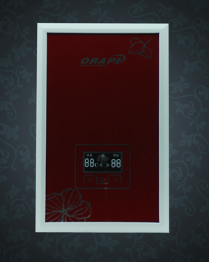 OX09-57 酒红色 热水器; 欧迅电器有限公司青岛办事处