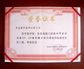 标准化示范工地荣誉证书