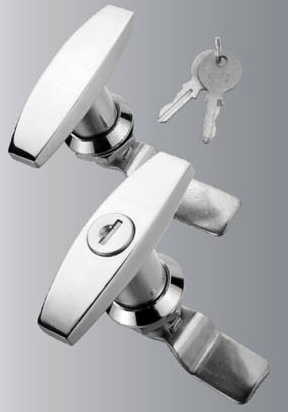 MS305-H把手锁 电器柜门锁; 电器柜门锁|上海练培锁具有限公司