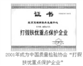 2001年成为中国质量检验协会“打假扶优重点保护企业”