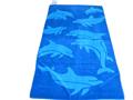 velour jacquard beach towel  Qingdao Edica Textile Co., Ltd.