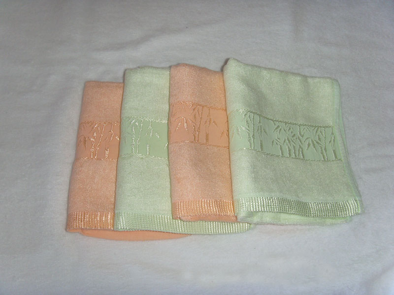 竹纤维手巾 毛巾;浴巾;沙滩巾; 青岛艾德嘉纺织品有限公司