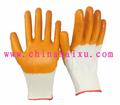 yellow PVC dipped labor gloves gloves;workglove;workshoes; Qingdao haixu International Co., Ltd