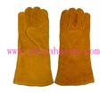 yellow cow split leather welding working gloves gloves;workglove;workshoes; Qingdao haixu International Co., Ltd