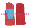 cow split leather palm strengthen welding gloves gloves;workglove;workshoes; Qingdao haixu International Co., Ltd