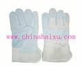 natural colour leather working gloves gloves;workglove;workshoes; Qingdao haixu International Co., Ltd